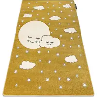 Rugsx Alfombra PETIT MOON estrellas, nubes oro 240x330 cm