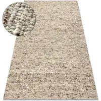 Rugsx NEPAL 2100 sand, beige matto - villainen, kaksipuolinen, luonnollinen
