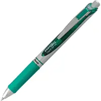 Pentel EnerGel BL77-D geelimuste rullakuulakyn painonappimekanismilla 0,35 mm - vihre (12 kpl pakkaus)