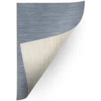 Rugsx Alfombra reversible de cuerda sisal DOUBLE 29201/035 tonos de azul/tonos de beige 160x230 cm