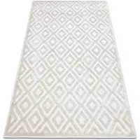 Rugsx Santo 80x150 cm litteä kudottu matto timanteilla