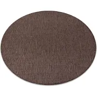 Rugsx Alfombra sisal SION círculo A5165A Mezcla Tejido plano marrón circulo 200 cm