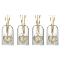 Semoic 4X säilytysastiat diffuusoripullot aromaterapiapullo moderni lasi