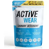 Active Wear -pyykinpesuaine ja -liotusaine - Kehitetty hiki- ja treenivaatteille - Luonnollinen suorituskyky tehostava entsyymitehostedeodorantt