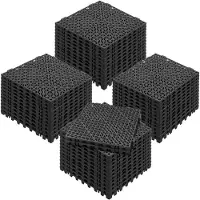DUOKU Modulaarinen Pinoon Liitettävä Tyyny - - 50 Kappaletta Mattoja - 30 x 30 cm - Pehmeä PVC - Liukumaton