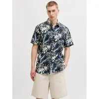 Jack & Jones Jjhonolulu Aop Shirt Ss - Multi/patterned - S