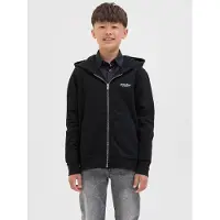 Jack & Jones Junior Collegetakki musta / valkoinen