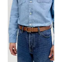 Jack & Jones Jacenzo Leather Belt - Brown - 90