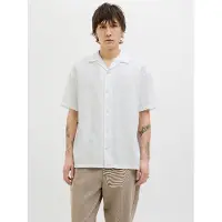Jack & Jones Jjesummer Resort Shirt Ss Sn - White - L