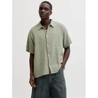 Jack & Jones Jornantucket Doubl Cloth Shirt Ss 2Pk Mp - Blue - XL