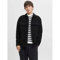 Jack & Jones Jjeperfect Corduroy Overshirt Ls Sn - Black - S
