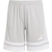 Adidas Urheiluhousut 'Squadra 25' vaaleanharmaa / valkoinen