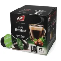 Chef Rene | Hasselpähkinäkahvi - 16 kapselia Dolce Gusto-koneisiin