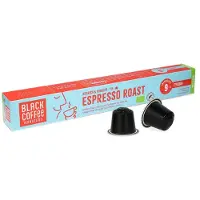 Black Coffee Roaster | Espresso Roast - 10 kapselia nespresso-koneisiin