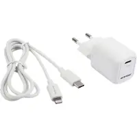Essentials – Wall Charger PD 20 W, USB-C Light. cable, MFi, 1m (1110019)