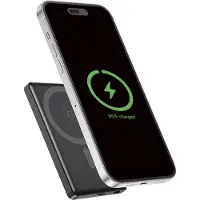Gembird 15 W Magnetic wireless powerbank with LCD