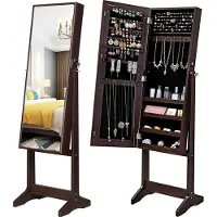 Songmics Organizer na bizuterie z lustrem 160 cm