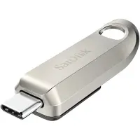 SanDisk Ultra Luxe USB-C 3.2 Gen 1 32 Gt -muistitikku, hopea