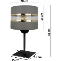 GTV pöytävalaisin RIO, E27, max. 40W, 220-240V, punainen