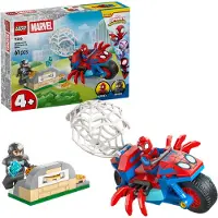 LEGO Marvel Spidey 11206 - Spidey jahtaa Rhinoa moottoripyörällään