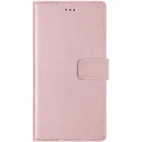 Enjoy Samsung Galaxy A12 (ruusukulta) Booklet Case Slim