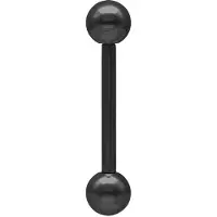 Wildcat Barbell - lävistyskoru - 1,6 mm, 35,0 mm, 4,0 mm, Musta metalli