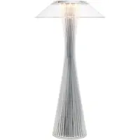 Kartell Pöytävalaisin Space, Kromi/hopea, Olohuone/ruokailutila, Synteettinen materiaali, Design