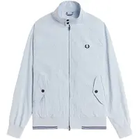 Fred perry Crinkle Harrington Jkt - Blue - M