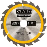 DeWalt Katkaisuterä puulle Construction; 190x30 mm; Z18