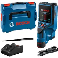 Bosch Wallscanner D-tect 200 C, 2,0Ah akku, laturi, L-BOXX