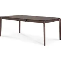Ethnicraft Bok Ruokapöytä 90x160-240 cm Ruskeaksi lakattu tammi