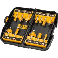 DeWalt Jyrsinteräsarja DT90016-QZ; 12 kpl.