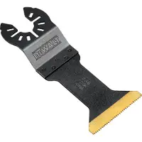 DeWalt , DT20702-QZ, 44 x 55 mm titaani oskilloiva monitoimiterä