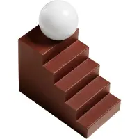 Oblure Stair pöytälamppu Deep red