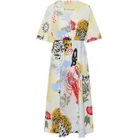 Culture Cuashmo Olena Long Dress - Cream - M