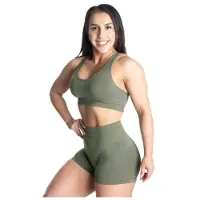 Better Bodies Scrunch Sports Bra, Washed Green