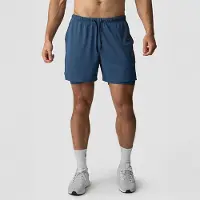 ICANIWILL Stride 2-in-1 Shorts Dusty Twilight Blue