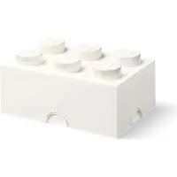 LEGO STORAGE Storage Brick 6 - White - ONE SIZE