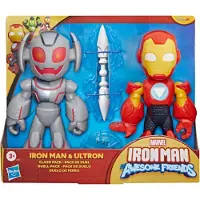 Marvel Avengers Iron Man & His Awesome Friends Iron Man Ultron Clash Pack leikkisetti