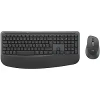Logitech Signature Comfort Plus Combo MK880 for Business (Graphite) - Näppäimistö ja Hiirisetti - Saksa - Harmaa