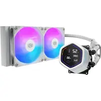 Cooler Master MasterLiquid Core Nex Digital, All-in-one-nesteenjäähdytin, 12 cm, 650 RPM, 1750 RPM, 122 m³/h, Musta (MLX-D24M-A18PW-RD)