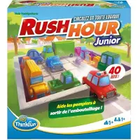 Ravensburger ThinkFun-Rush Hour Junior-Loogispeli-Pulma-Traffic jam-40 haastetta 4 tasoa-1 Pelaaja tai enemmän alkaen 5 vuotta--76604