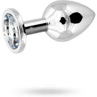 Sustainable Pleasure Metal Butt Plug Silver Medium