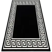 Rugsx Alfombra BCF Morad GREK griego - negro 120x170 cm