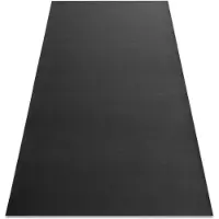 Rugsx Alfombra con refuerzo de goma RUMBA 1909 un solo color antracita 80x200 cm