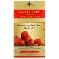 Solgar , Tart Cherry Ekstrakti, 1 000 mg, 90 kasvikapselia