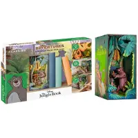 Revell LED Mini Bookcase Building Kit Disney's The Jungle Book Little Adventures, 68 pieces, 110 x 230 x 180 mm (00535)