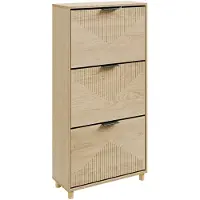 SoBuy Kenkäkaappi Vaalea 60x24x120 cm