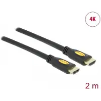 DeLOCK HDMI-kaapeli HDMI-A uros HDMI-A uros 4K 2 m