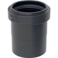 Geberit Silent siirtymäliitos 56 x 50 mm t/hitsattu, musta, PEH